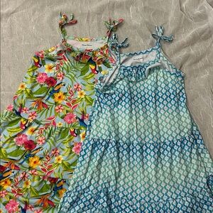 Floral and Geometric Print Dresses